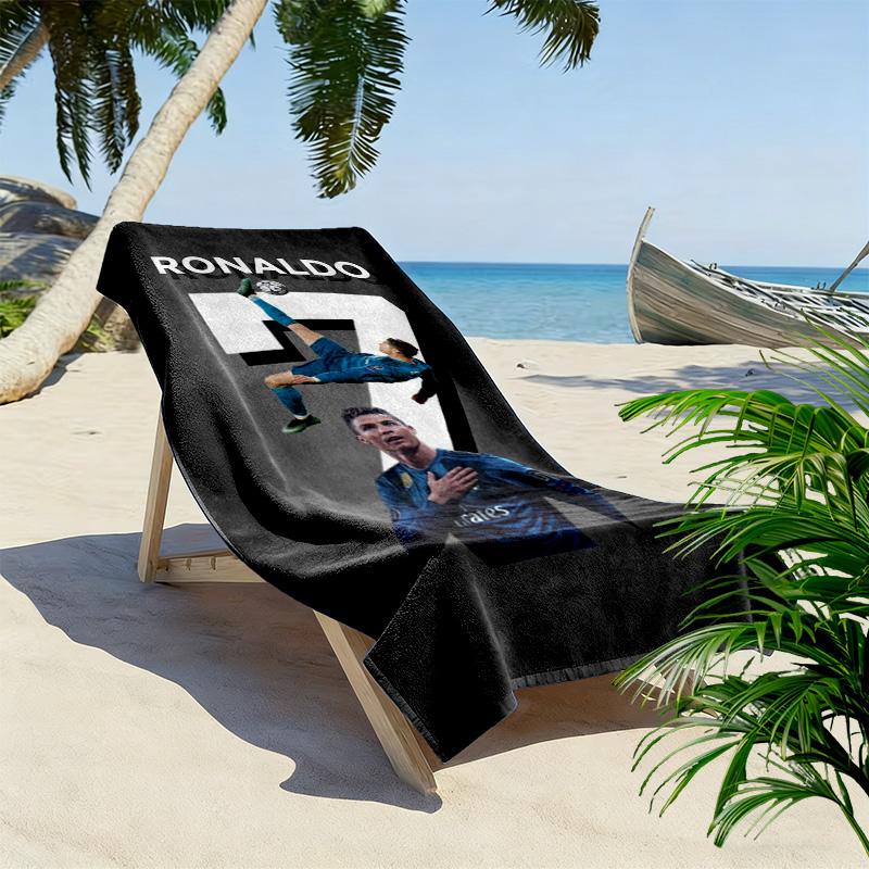 Electric Soccer Triumph beach towel Portable for travel Outdoor camping Outdoor pool towel quick-drying swim towel Absorbent bath towel