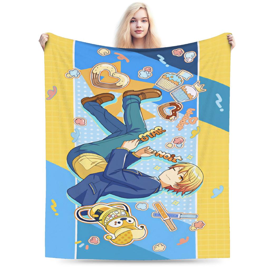 Project Sekai Rui Kamishiro Anime Spiel Decke Weiche Bedruckte Plüschdecke Für Mädchen Jungen Schlafzimmer Flanell Tagesdecke Bettbezug