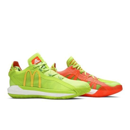 

Adidas McDonalds x Dame 6 Dame Sauce FX3334 EU 43 оранжевый/зелёный