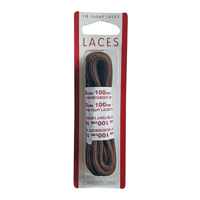 Thick Round Sports / Boot Lace 100cm Brown