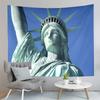 Famous Statue of Liberty Tapestry New York Sunset Night View Tapestry Art Wall Hanging Home Living Room Bedroom Dorm Tapestries
