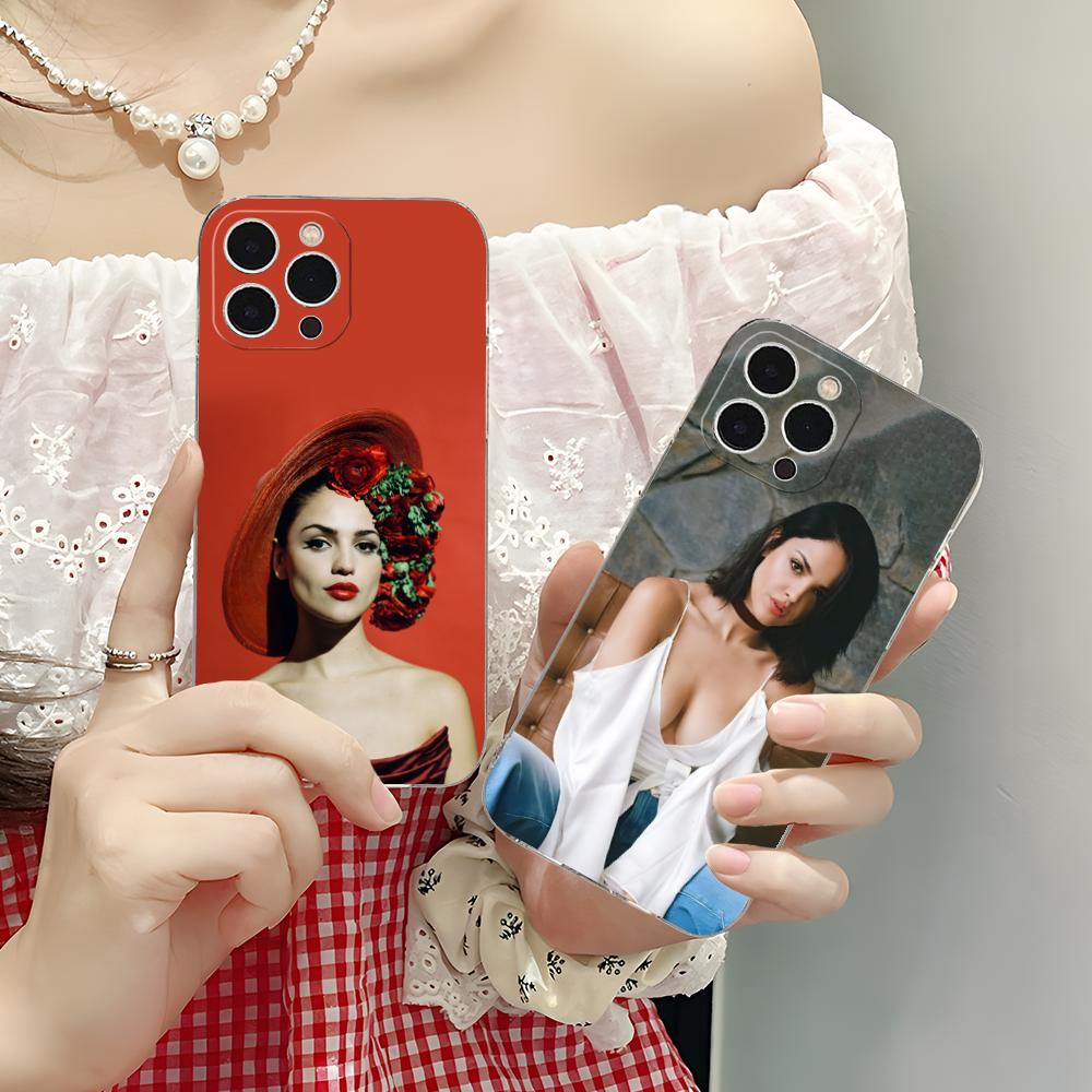 Fashion Eiza Gonzalez Clear TPU Mobile Case for iPhone 17 16 15 14 13 12 11 X XR XS Air Pro Max Plus Mini Colorful Cover