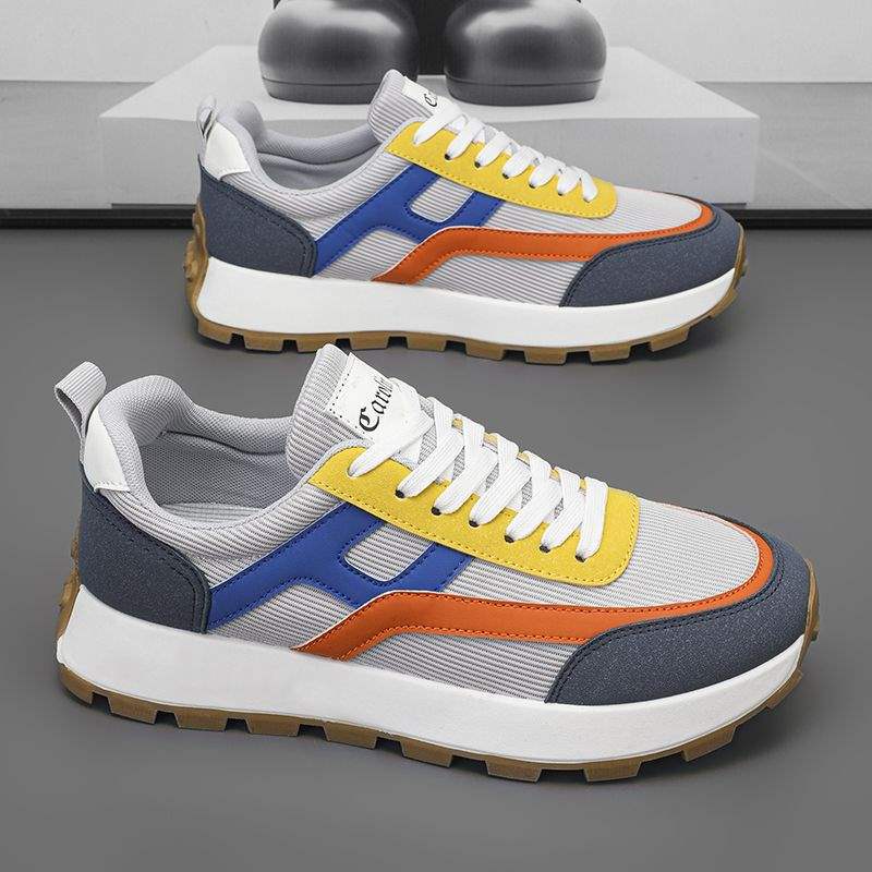 Men's shoes sports shoes four seasons casual running non-slip and deodorant thick-soled Forrest Gump dad trendy shoes
