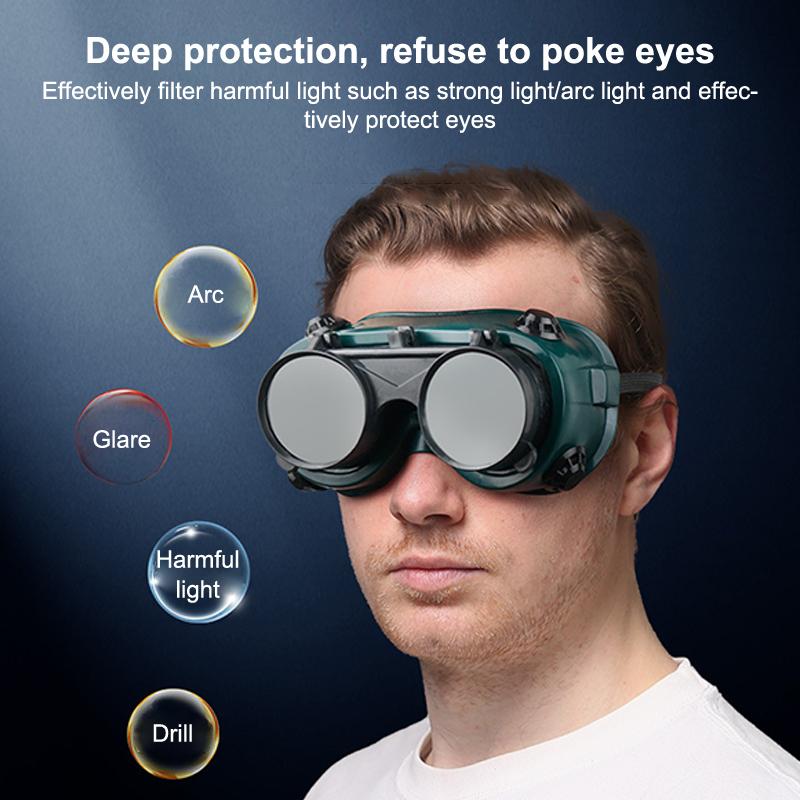 Protective Eyewear Protective Eyewear Anti-Impact Eyewear Welder'S Welding Dustproof Eyewear Goggles
