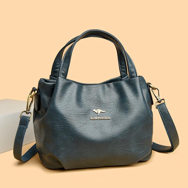 Fashionable Crossbody Bag Women's Single-shoulder Bag Women's Simple Middle-aged Handbag