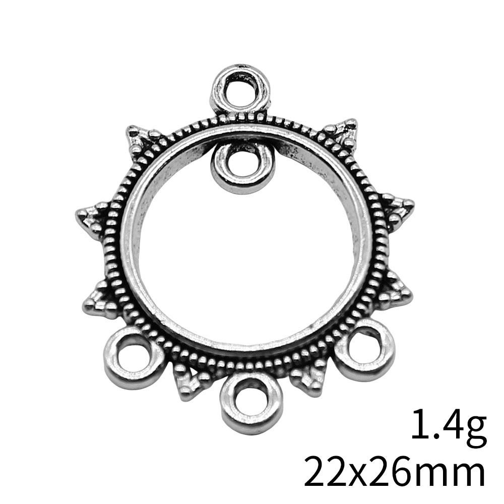Graduation Accessories Women Round Multi-Hole Earring Connector Accessories Parts Clearance Sale Items Accessories For Girls