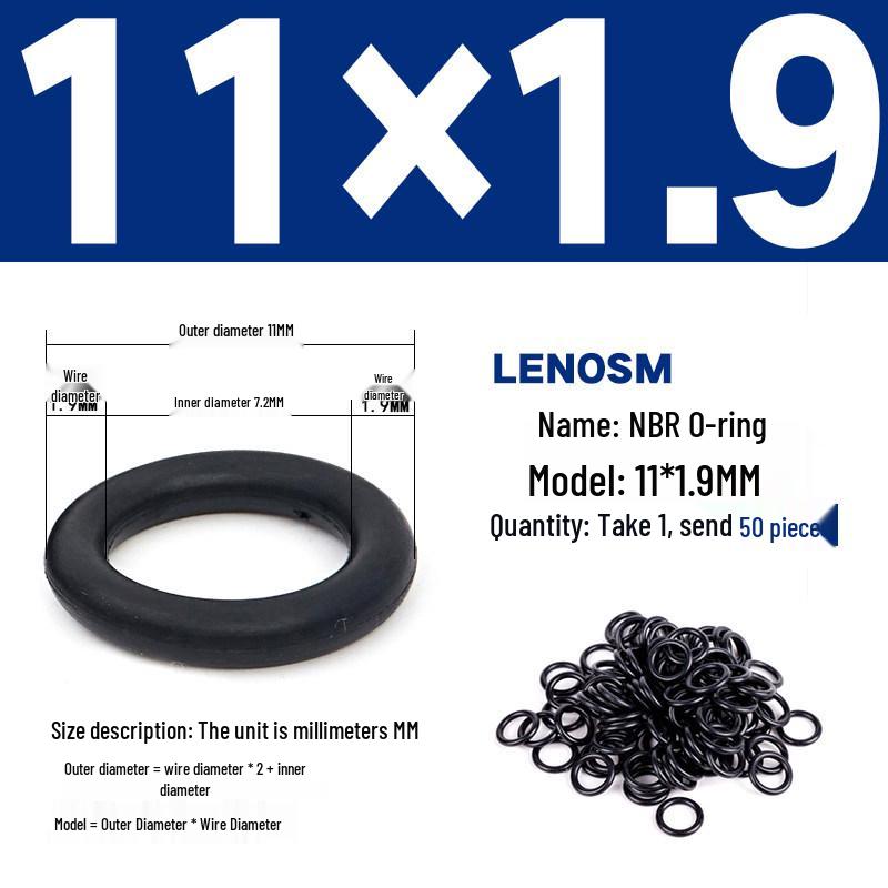 High-Pressure NBR Nitrile Rubber O-Ring Seal - Wear & Oil Resistant
