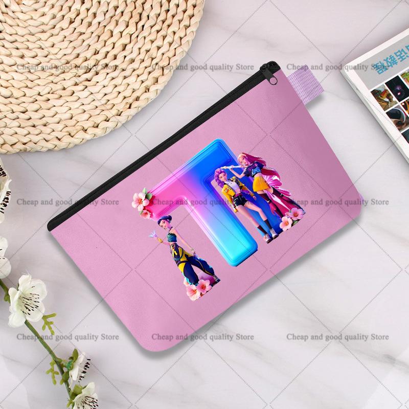 KPop Demon Hunters Pencil Case Cute Multipurpose Bag Fashion Anime Portable Cosmetics Storage Printing Go To School Beautiful Gift for Kid