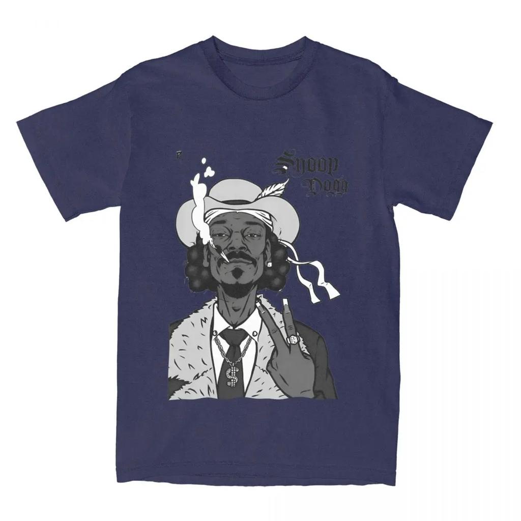 Herren SNOOP Dogg Rapper T-Shirt Hiphop Baumwolle Kleidung Vintage Kurzarm Rundhals T-Shirts Geschenkidee T-Shirts