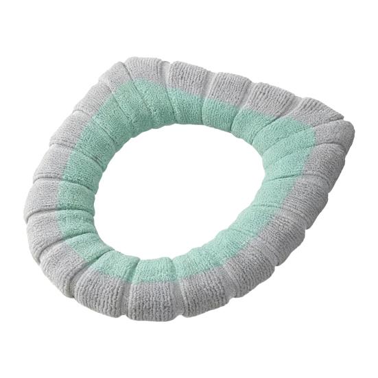 1/4Pcs Toilet Seat Covers Stretchable Thick Soft Padded Toilet Seat Warmer Cushion with Handle