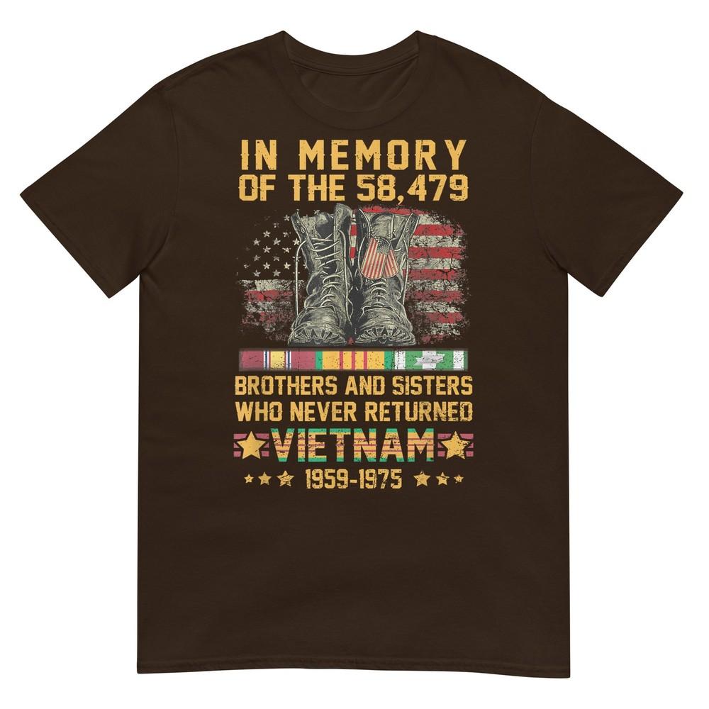 In Memory Of The 58479 Brothers And Sisters Vietnam Veteran Tshirt