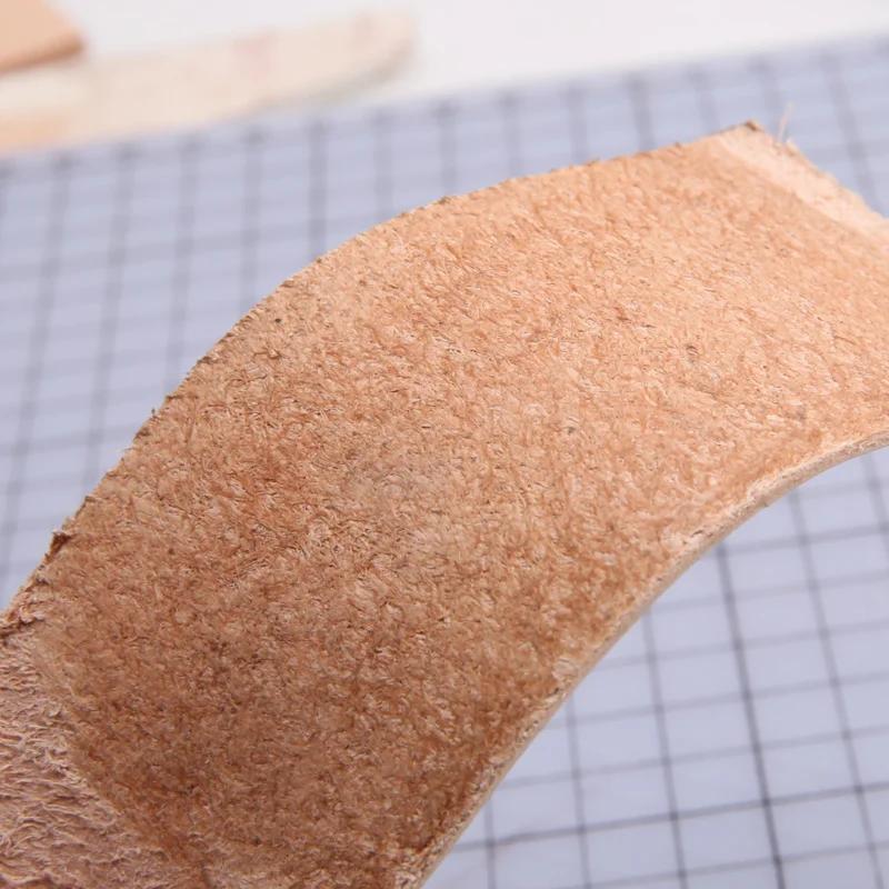 Leder-Bettflächenbehandlung 120ML pflanzlich gegerbtes Leder Kantenversiegelungsflüssigkeit DIY Leder Rückseite raue Oberfläche Polierer