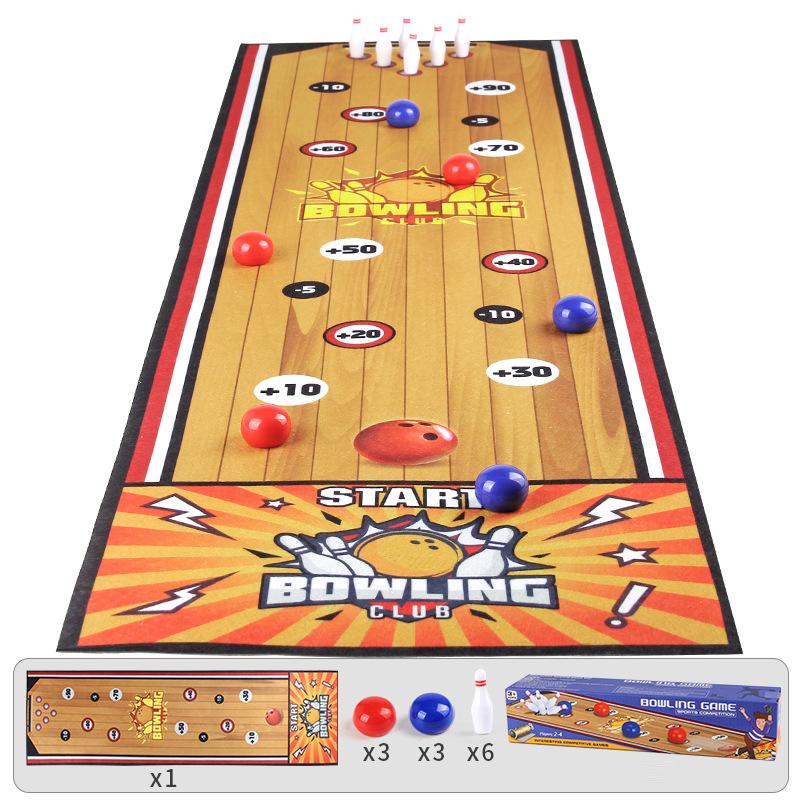 Children Interactive Social Curling Soccer Board Games Bowling Table Games Mat Family Friend Party Fun Indoor Game Toys For Kids