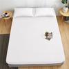 Fitted Sheet Waterproof Mattress Cover Colorful Bed Cover Breathable Deep Pocket for 46CM 1 PC