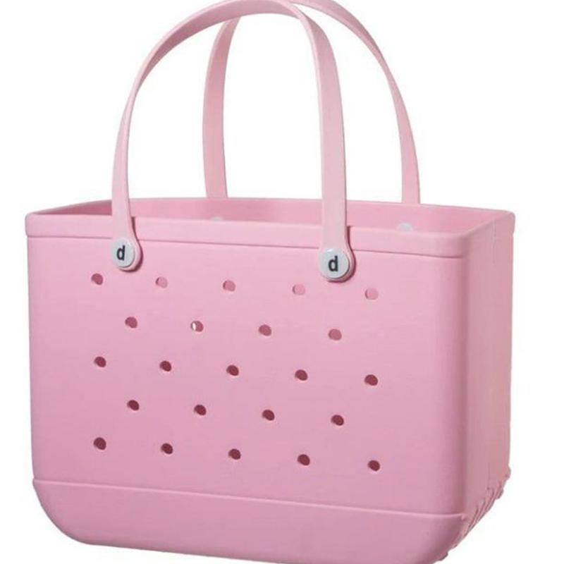 Geantă de Plajă Minimalistă de Călătorie pentru Exterior Impermeabilă Găură Găură Geantă Mică de Mână