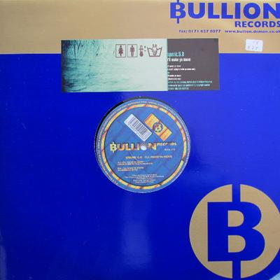 12-Zoll Schallplatte SPANK 5.0 - I'll Make Ya Move BULL110 Bullion Records 1997 UK Dance & Electronica Gebraucht