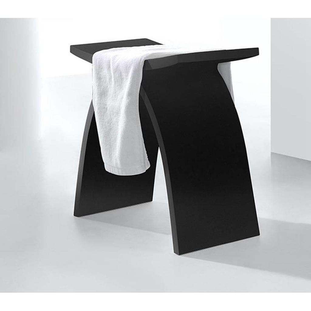 Bathroom Solid Surface Stone Stool Lavatory Small Bench Cloakroom Shower Chair Bath Step