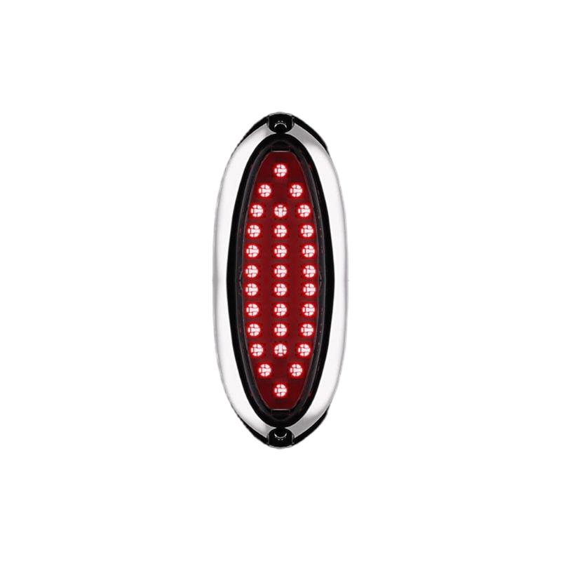 

30 LED High Brightness Underwater Light for Boats Stainless Steel 316 Construction IP68 Waterproof Rating Low Resistance красный