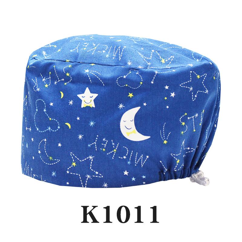 Fashionable Digital Printed Medical Hats for Women Men Breathable Soft Nursing Caps TOOTH Pet Clinic Surgical Scrubs Hat