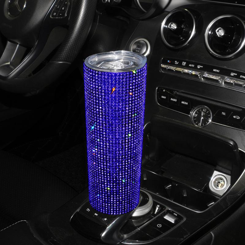 Southeast Asia Portable 20oz Stainless Steel Diamond Water Cup
