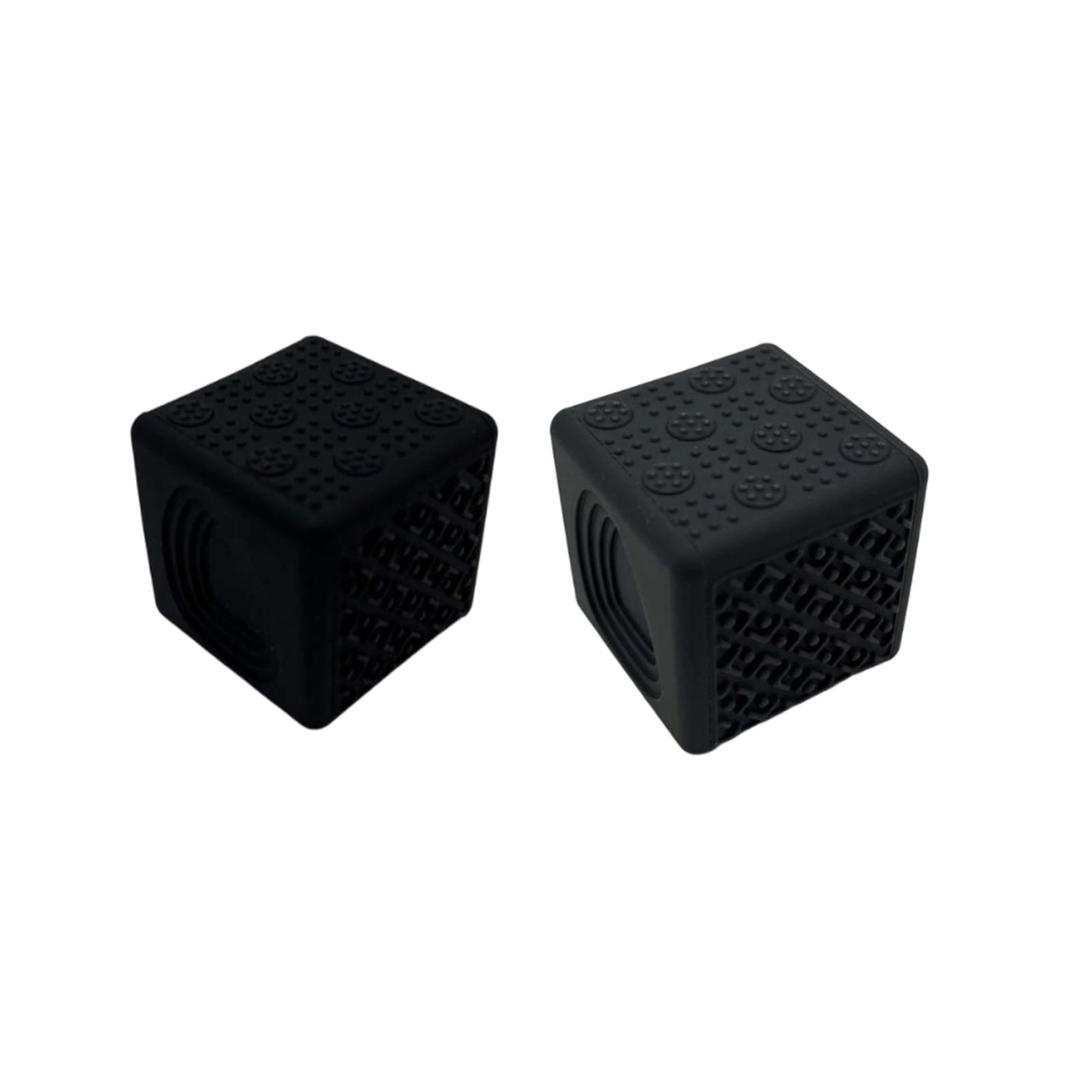 

Children S Silicone Textured Block Decompression Toy Sensory Dice Toy (Set Of Two) One Size