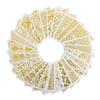 Yousheng 20Pcs/Set Manicure Decal Universal Lightweight Paper Metal Hot Pattern Nail Decal for Women