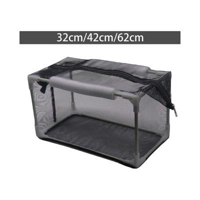 Aquarium Net, Versatile Nylon Mesh with Zipper for Newborn Small Fish.