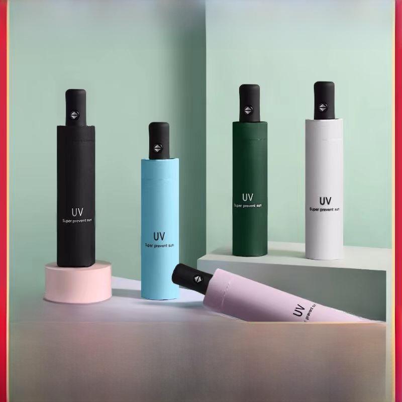 Customizable Automatic Folding UV-Protection Umbrella for Sun and Rain