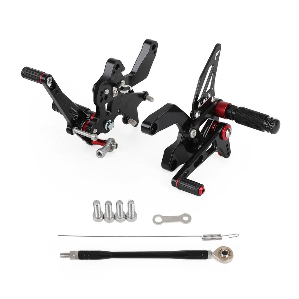 Aluminum Rear Sets Pedals Footpegs Footrest For Kawasaki Z900 Z 900 2021 2022