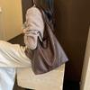 Xeie Thuk Tote Bag Women PU Woven Shoulder Daily