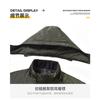 Men's Solid Color Hooded Long-sleeved Zipper Cardigan Pocket Casual Loose Fashionable Jacket Top