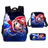 Cartoon Backpack, Primary And Secondary School Students Three-Piece Set, School Bag, Backpack, Shoulder Bag, Pencil Case.