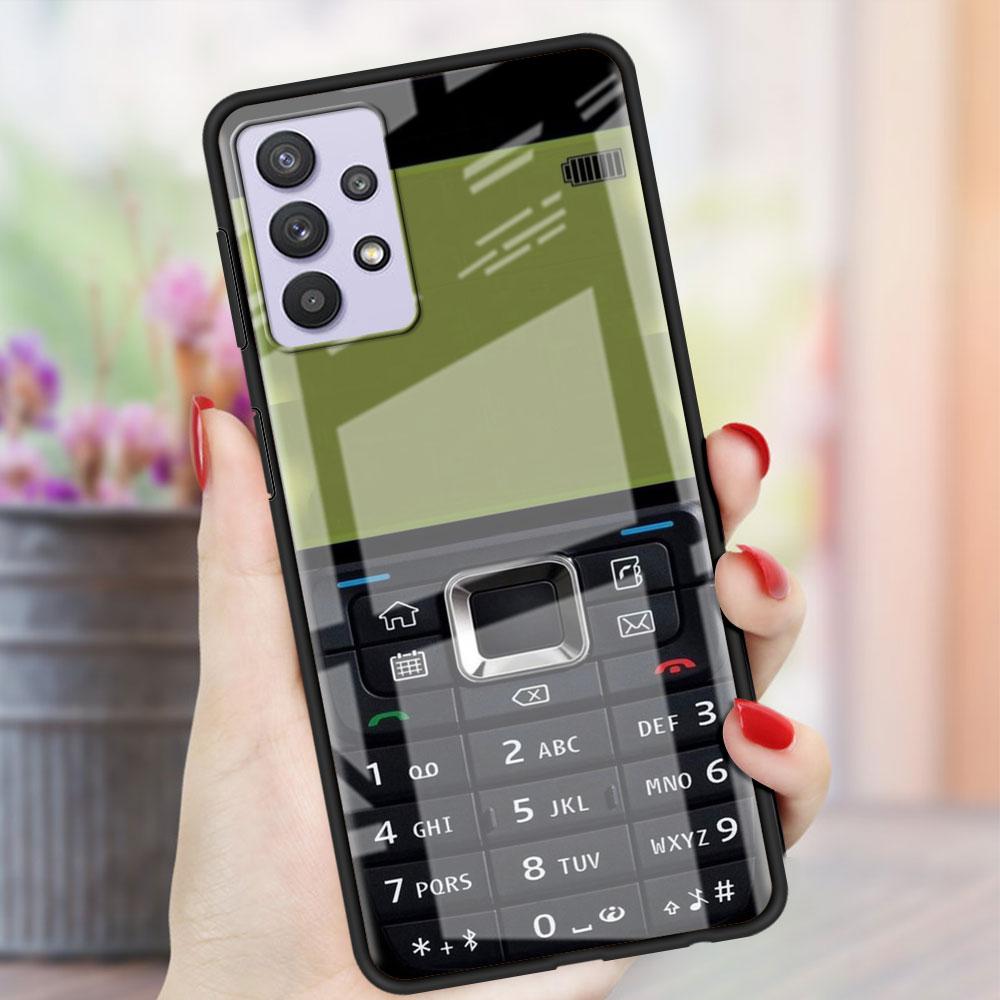 Magnetisches Radio Kassetten Glas Etui Für Samsung Galaxy A52 A71 A50 A51 A70 A21s A31 A72 A10 A12 A30 A22 5G Handyhülle