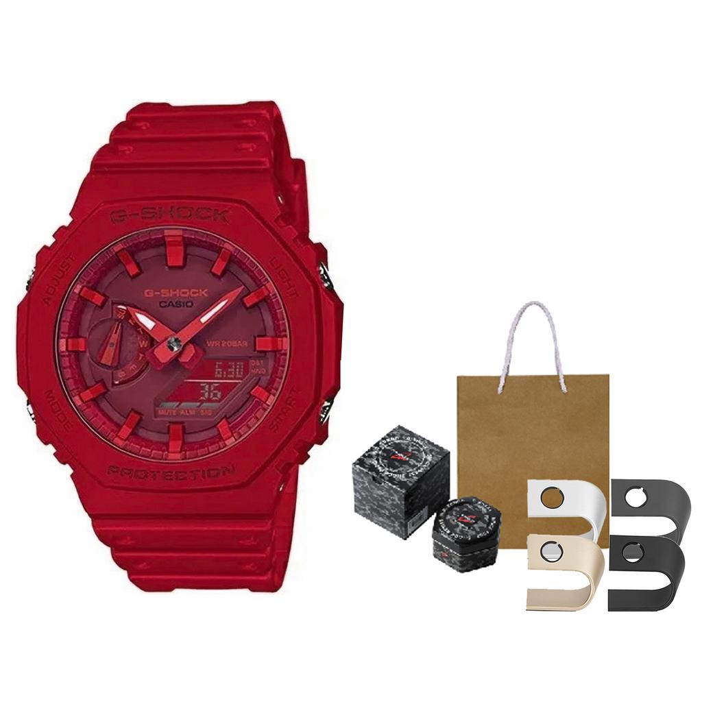 Casio Men Watch GA-2100-4APR-person