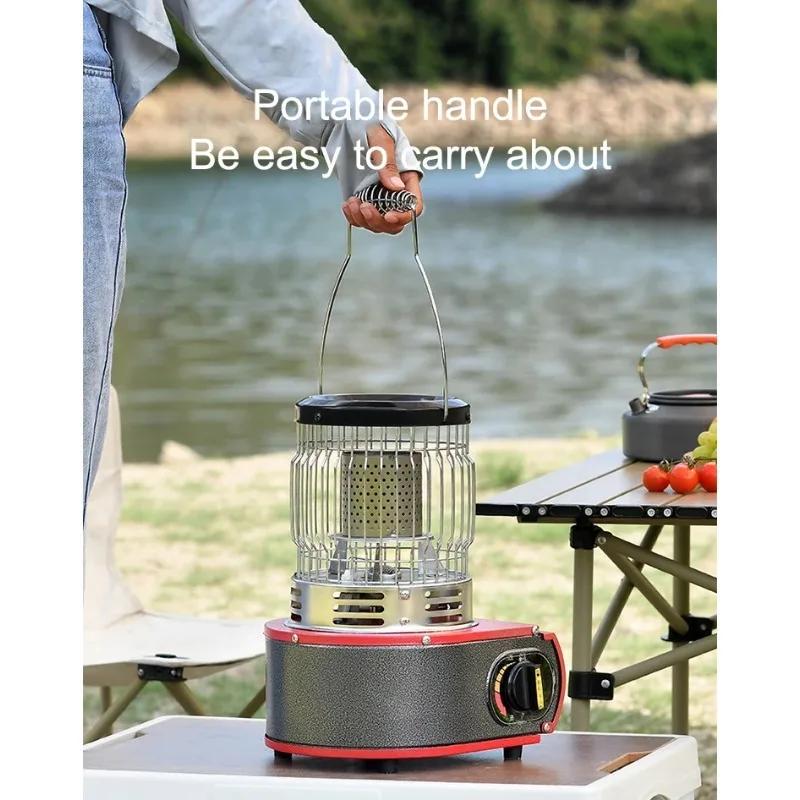 Portable Gas Heating Stove Portable Grill Propane Heater Camping Burner Indoor Hand Warmer Heating Stove Outdoor Camping Stove
