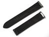 King Watch Parts Compatible with Cartier Belt for Santos MM with Dedicated Watch Replacement Calfskin Leather Band Not Genuine 19mm Black [Import