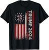 45 47 Donald Trump 2024 American Flag 2024 Election T-Shirt Unisex T-Shirt