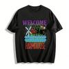 Welcome To Our Farmhouse Country Style Graphic Tee Shirt Pure Cotton T-shirt