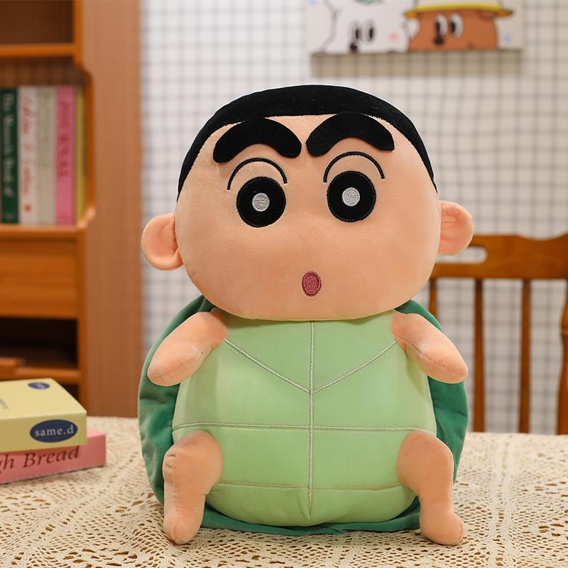 Crayon ShinChans Backpack Penguin Anime Plush Toy Soft Stuffed Toy Cute Cartoon Figure Home Decoration Ornament Perfect Gift