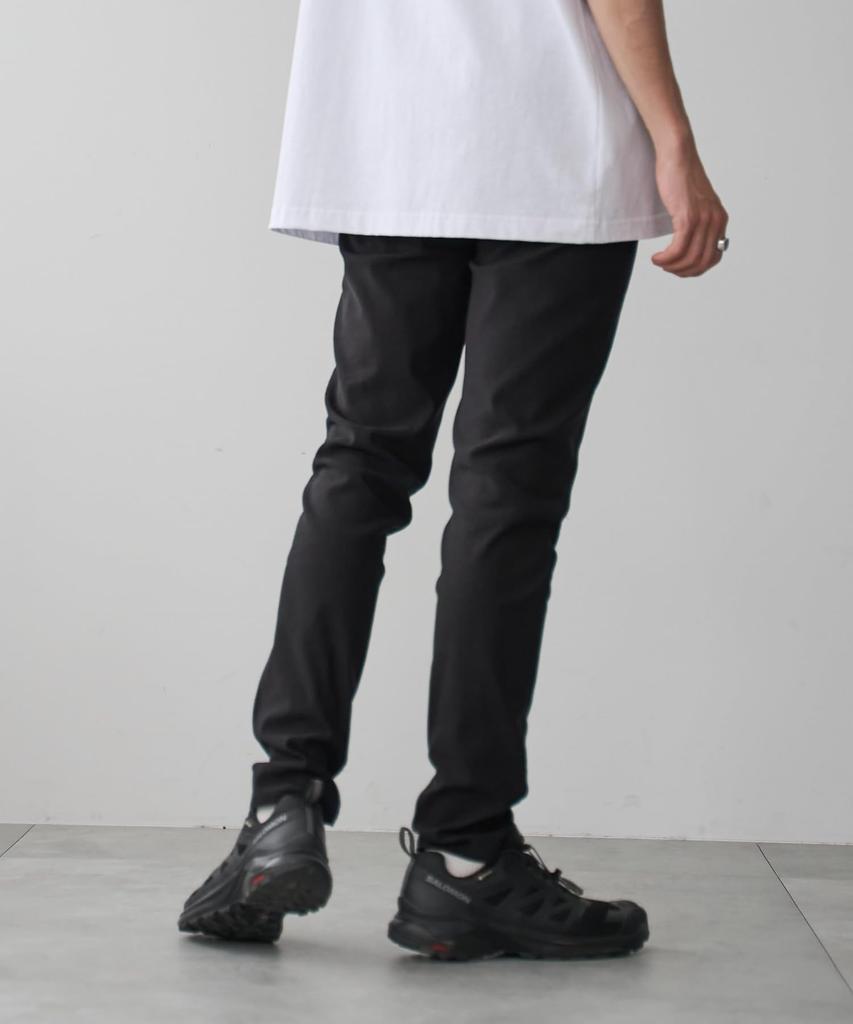 WEGO Black Sonata Skinny Pants Size Perfect for or As a Men's (Cooling Touch), L, Golf, Work, Gift.