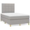 VidaXL Sommier à lattes de Lit avec Matelas et LED, Lit Rembourré, Lit Double, Lit Adulte de Chambre à Coucher Intérieur, 3270246