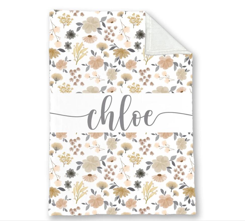 Kinder Personalisierte Namens Flanelldecke Für Mädchen Und Jungen Kundenspezifische Babydecken Buchstaben Fleece Geburtstagsgeschenk Decke