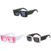 Hip Hop Square Frame Sunglasses For Men Women Uv400 Polarized Outdoor Fashion Accessory