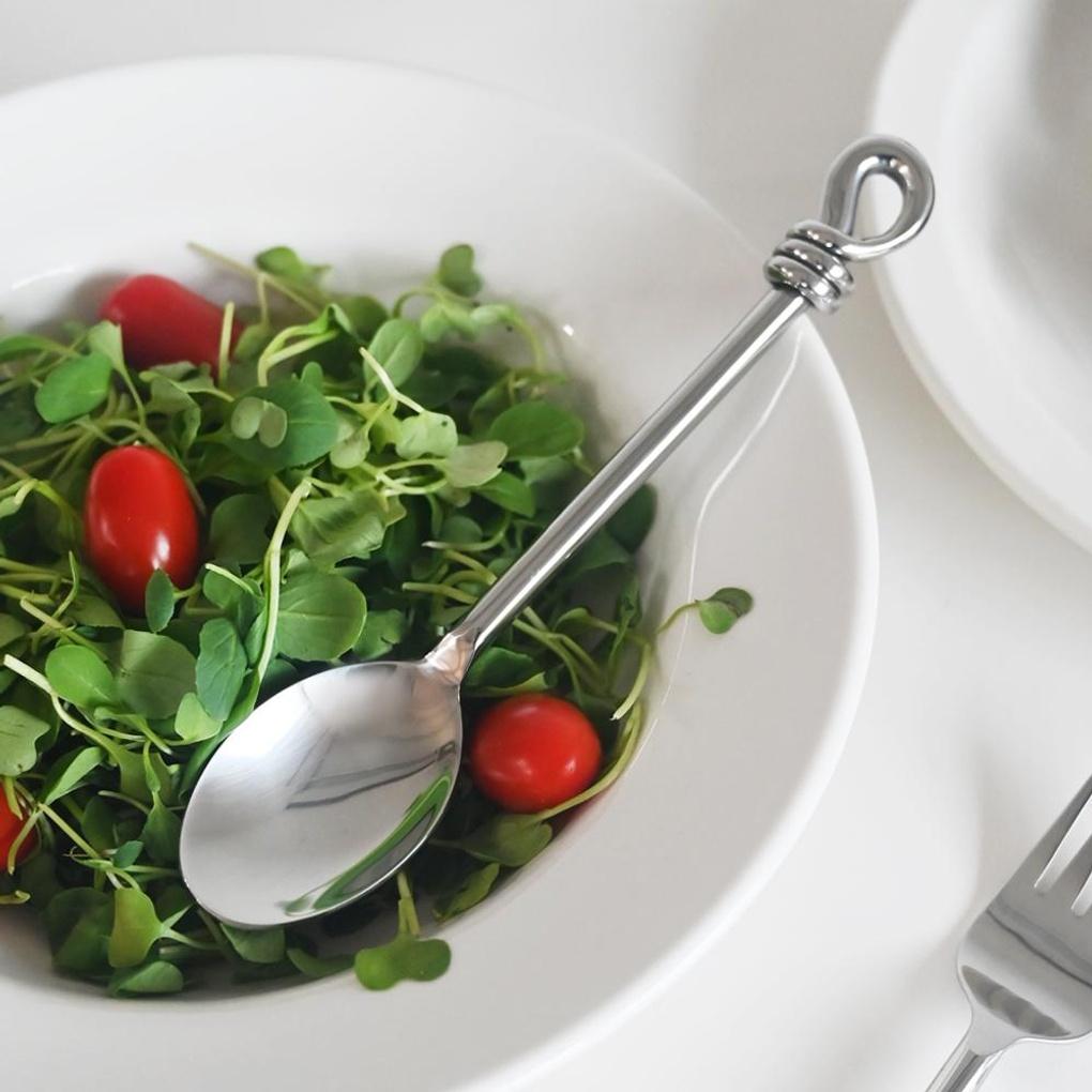 

Столовая ложка из нержавеющей стали с узлом