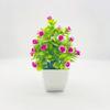 Simulate Five Twenty Roses Fake Flowers Potted Green Plants Indoor Decoration
