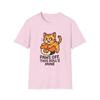 Unisex Softstyle T-Shirt Tabby Kitten Funny Paws Off This Roll’s Mine Sushi