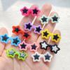 20PCS Resin Colorful Cartoon Star With Small Eyes Flat back Stone Scrapbook DIY Home Decor Jewellery Accessories Crafts