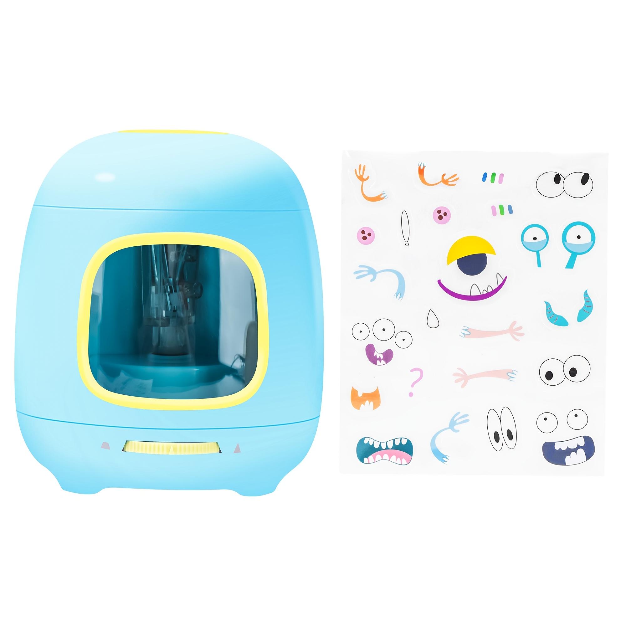 

Эффективная электрическая точилка для карандашей - Портативная, автоматическая, прочная конструкция для дома или офиса - Доступна в розовом, синем, желтом цветах синий