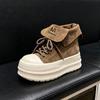 2025 New Lightweight Thick-soled Muffin Casual Height Increase and Thin Internet Celebrity Martin Boots Viral Trends Comfortable Muffin Shoes