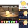 Colorful Sunrise Sunset Simulation Wake Up Light Led Alarm Clock For Cozy Ambiance